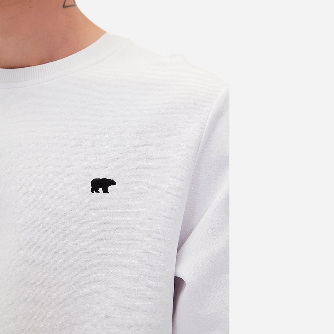 Bad Bear Presage Crewneck Off-White Sweatshirt