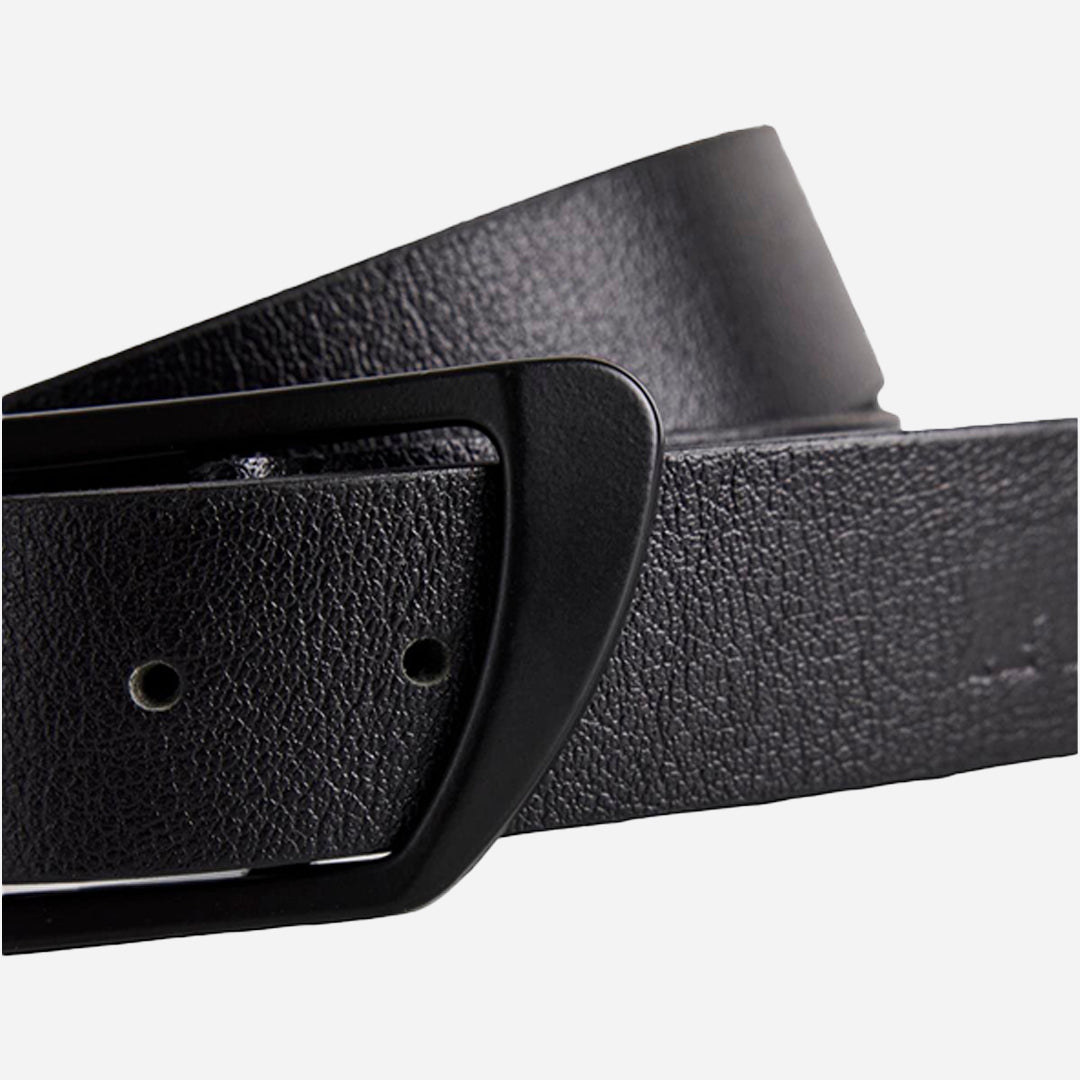 Bad Bear Tail Belt Siyah Deri Erkek Kemer