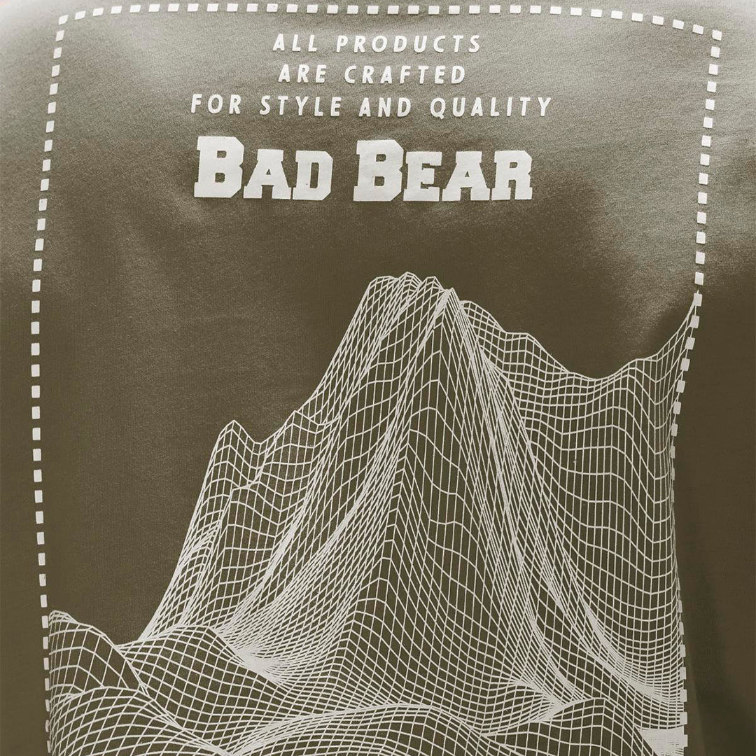 Bad Bear Eddy Yeşil Erkek Baskılı Tişört