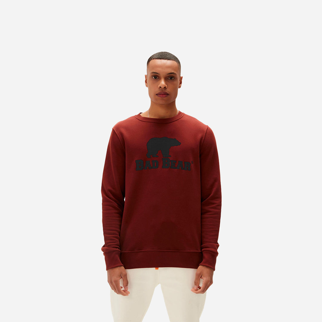 Bad Bear Crewneck Woody Kahverengi Erkek Sweatshirt