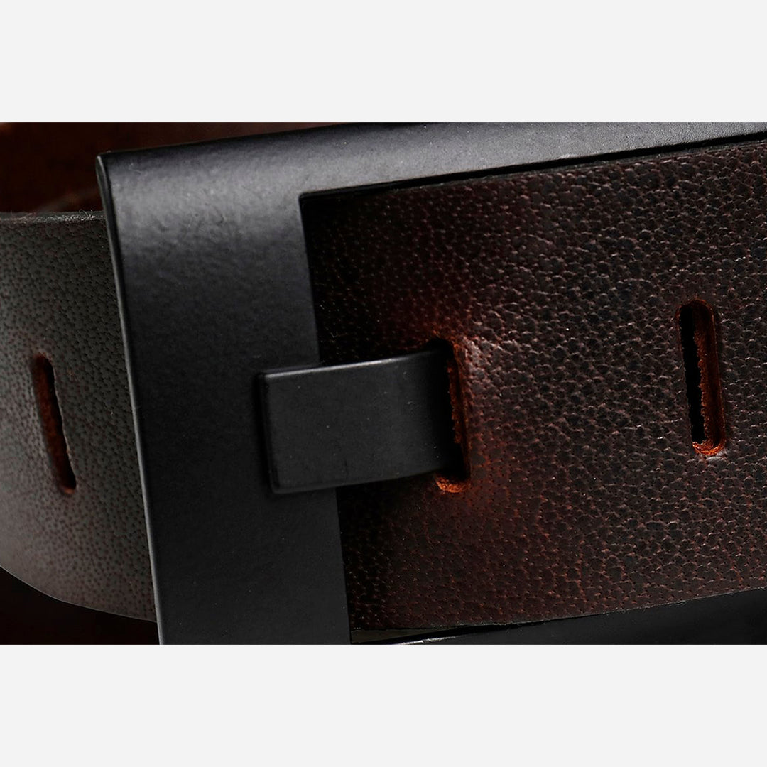 Bad Bear Razor Belt Kahverengi Deri Kemer