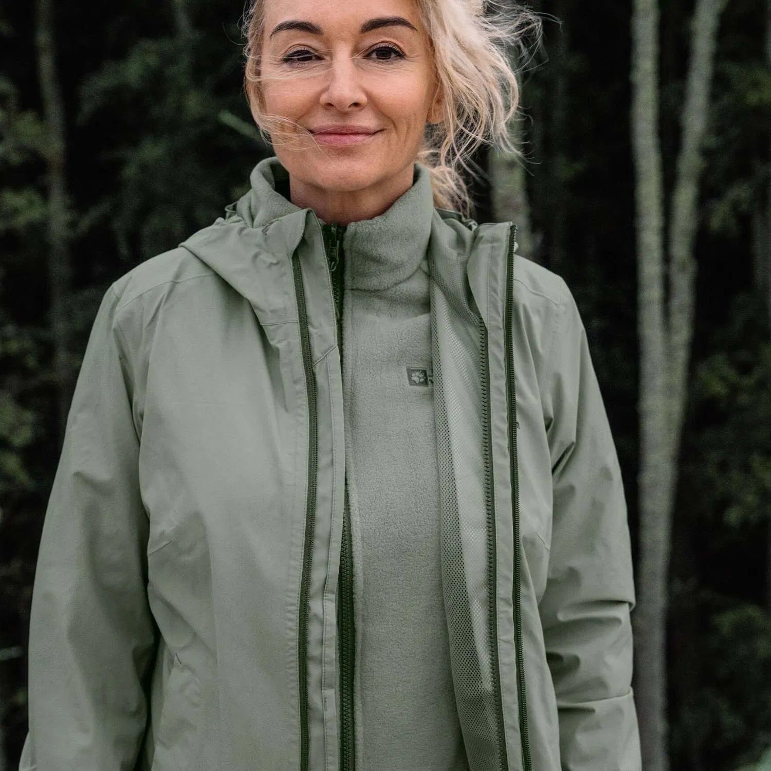 Jack Wolfskin Moonrise 3in1 Kadın Outdoor Ceketi
