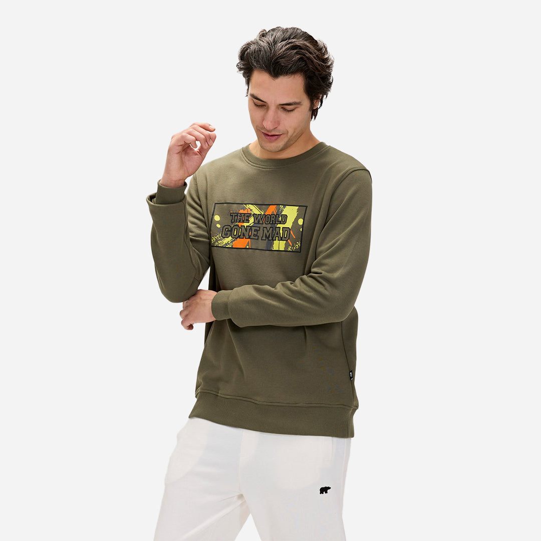 Bad Bear Caen Erkek Baskılı Sweatshirt