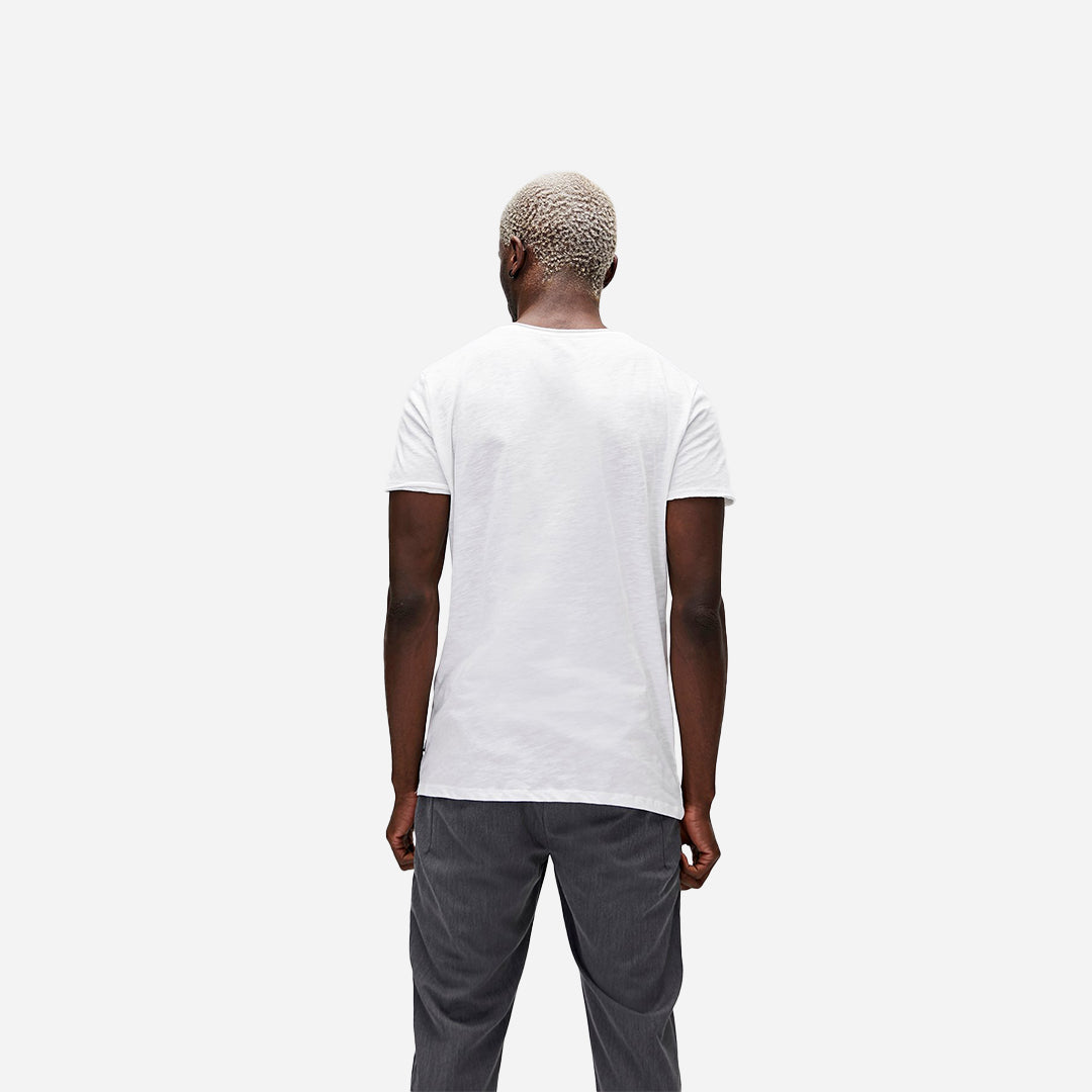 Bad Bear O-Neck Off-White Beyaz Basic Erkek Tişört