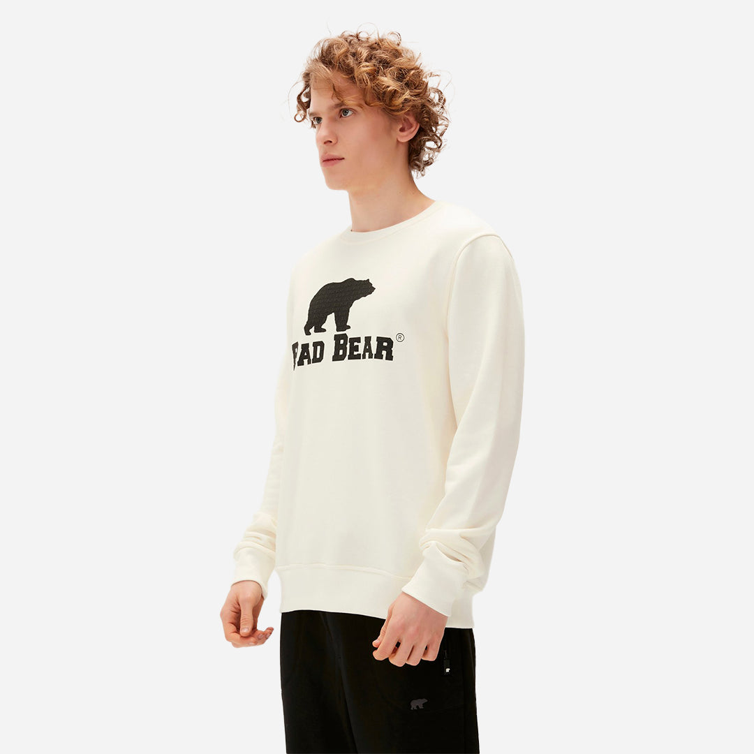 Bad Bear Crewneck Marshmallow Erkek Sweatshirt