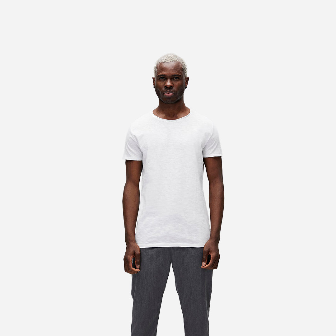 Bad Bear O-Neck Off-White Beyaz Basic Erkek Tişört