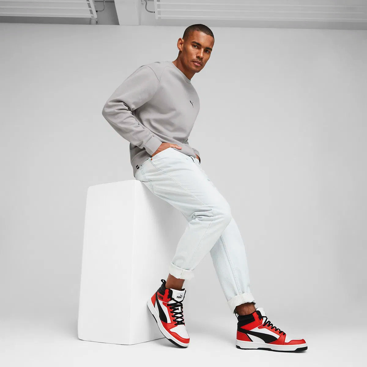 Puma Rebound V6 Kırmızı Beyaz Günlük Ayakkabı