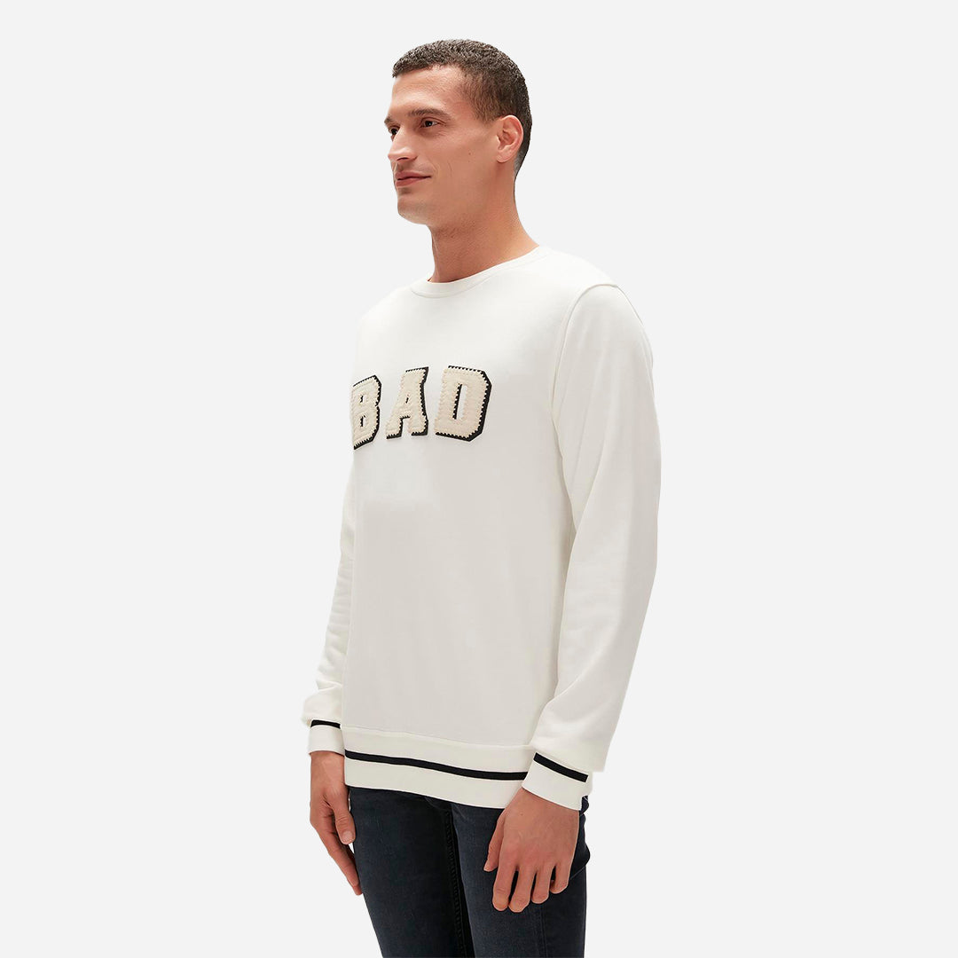 Bad Bear Felt Crewneck Sweatshirt