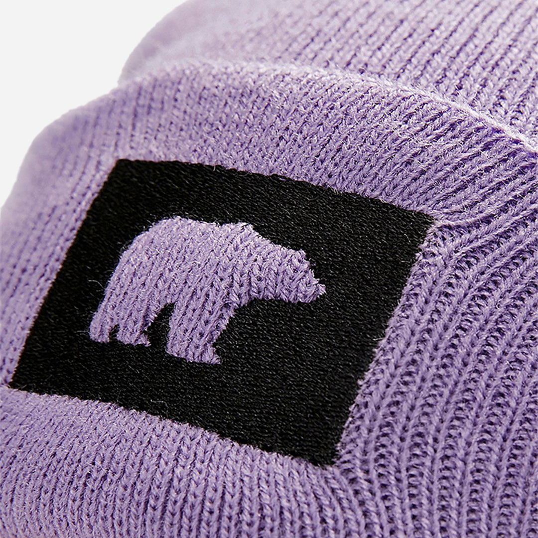 Bad Bear Marque Lavender Purple Beanie