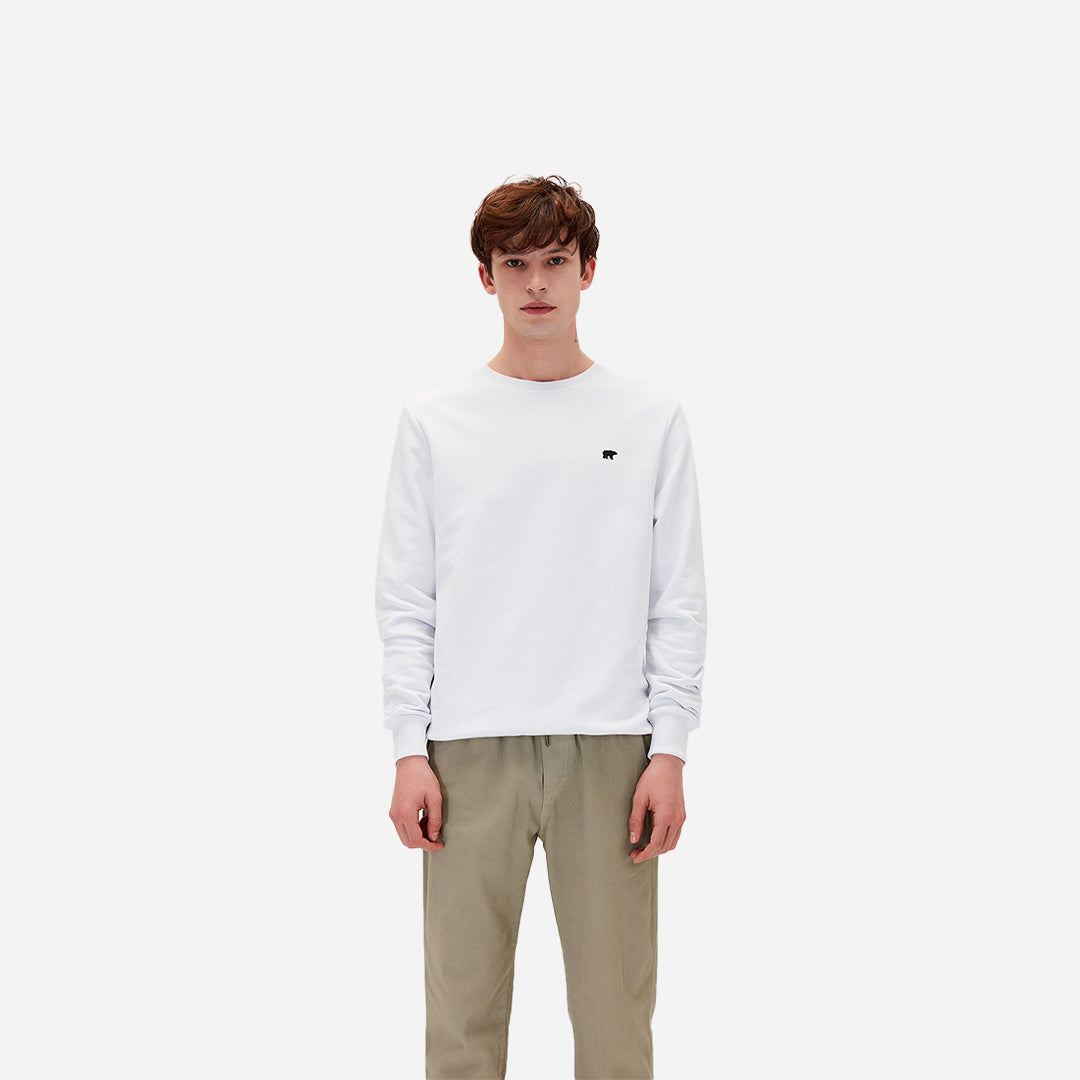 Bad Bear Presage Crewneck Off-White Sweatshirt