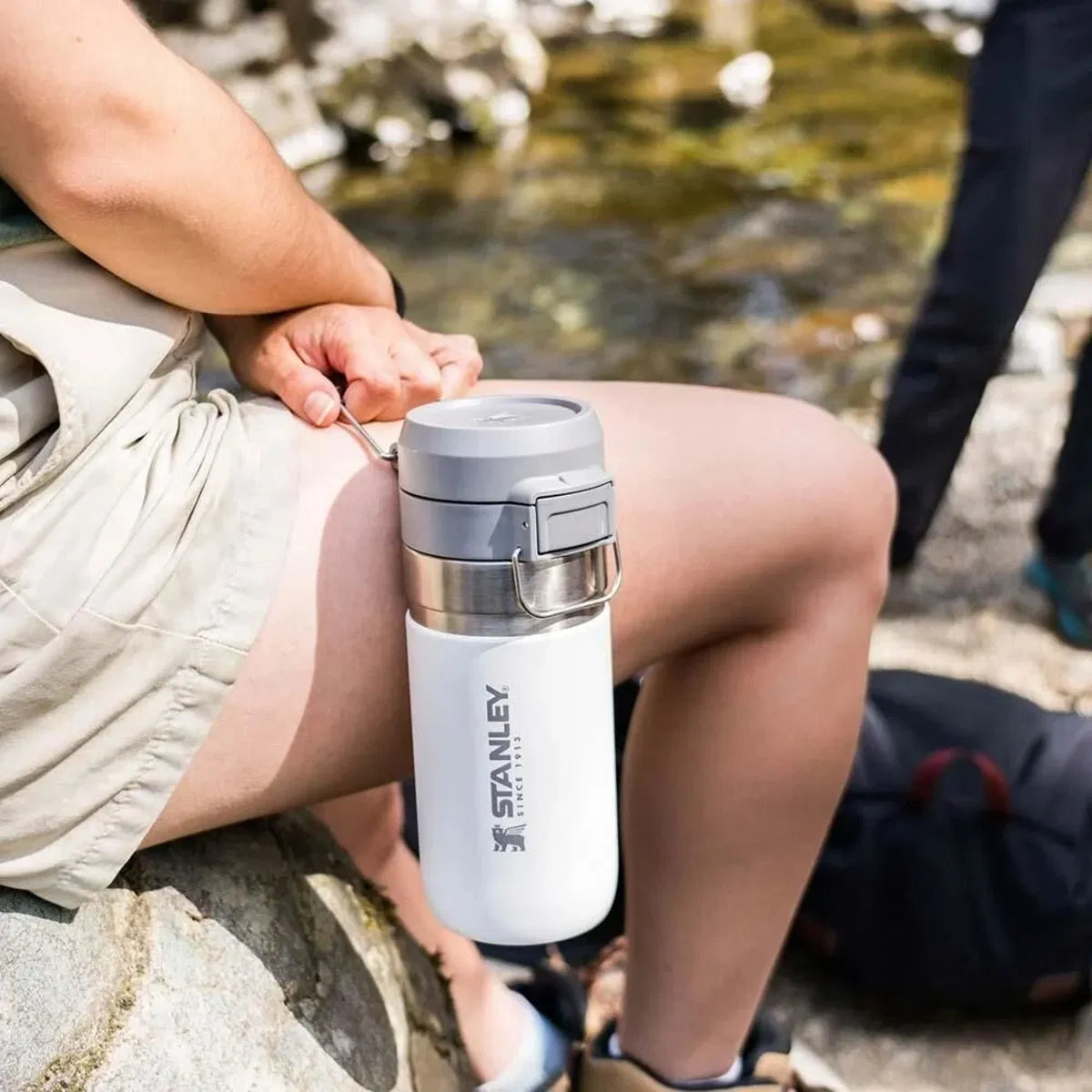 Stanley The Quick-flip Water Bottle Unisex Beyaz Termos - Beyaz