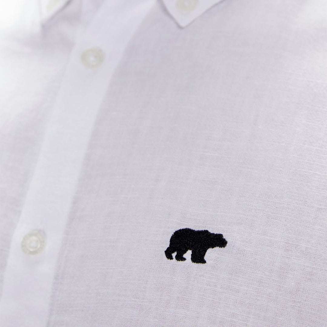 Bad Bear Tindra Beyaz Kısa Kollu Erkek Gömlek