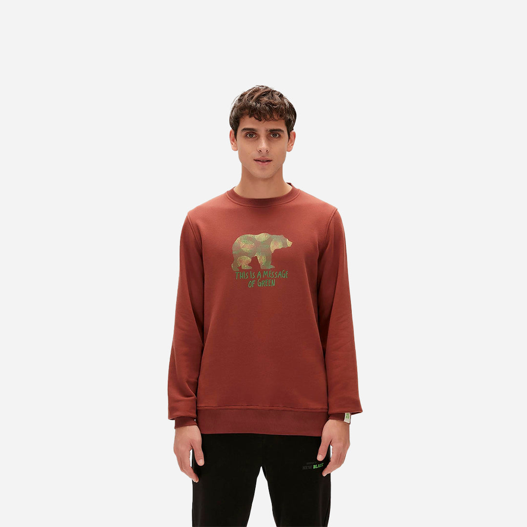 Bad Bear Re-Finger Recycle Woody Erkek Sweatshirt