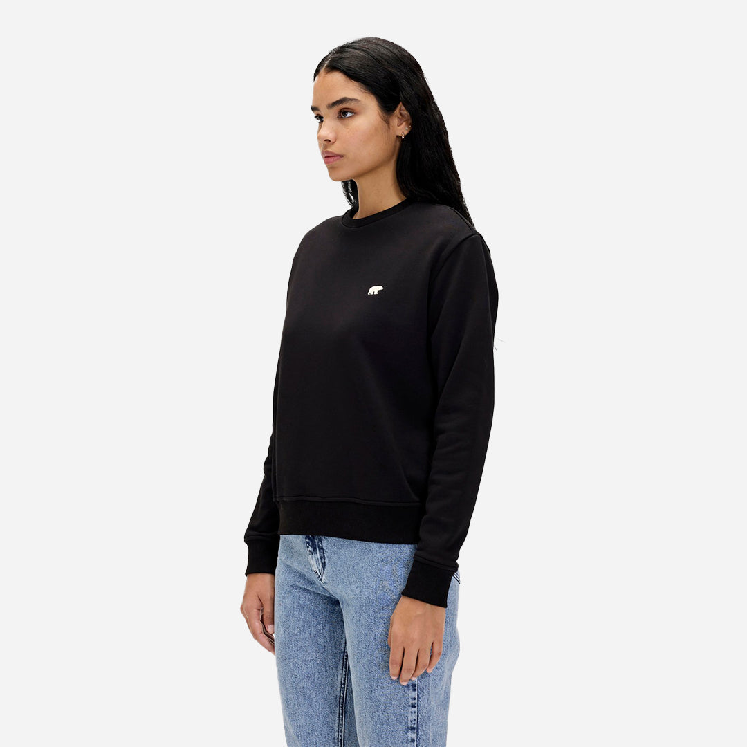 Bad Bear Basic Crewneck Siyah Kadın Sweatshirt