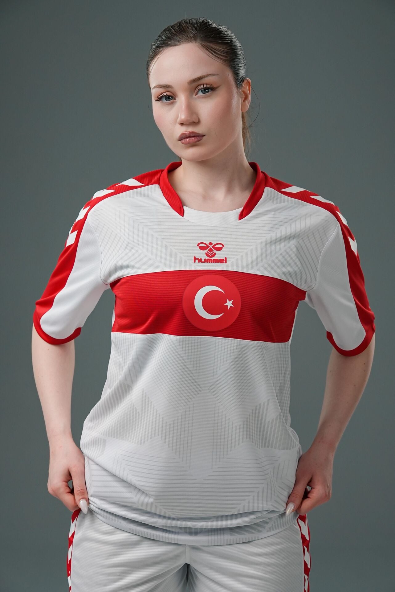 Hummel Milli Takım Forma Beyaz Kadın